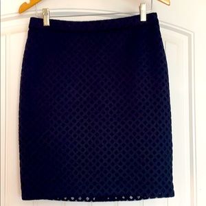 Banana Republic Navy Blue Skirt